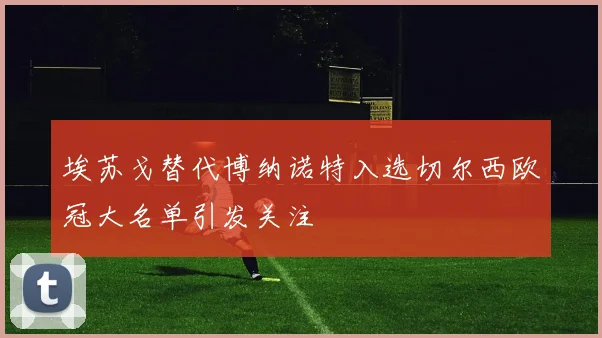 埃苏戈替代博纳诺特入选切尔西欧冠大名单引发关注